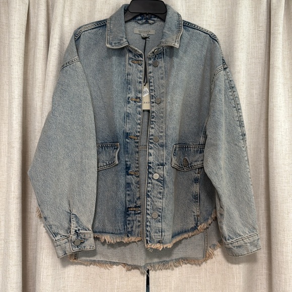 Allsaints Hettie Denim Shaket - Picture 7 of 8